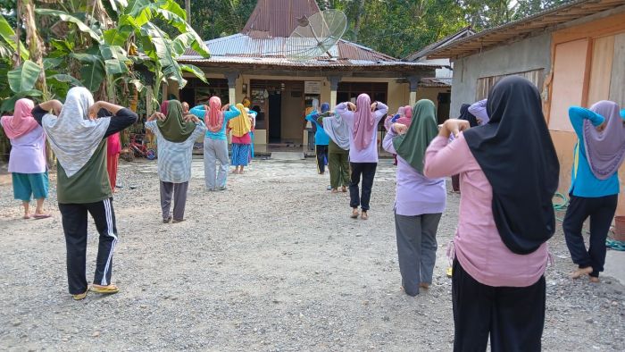 Senam Lansia Menyegarkan Di Desa Sidomulyo, Dukuh Pekeyongan 01