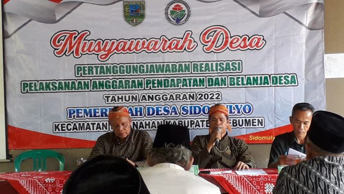 MUSYAWARAH DESA (MUSDES) PERTANGGUNGJAWABAN REALISASI PELAKSANAAN APBDESA TAHUN 2022