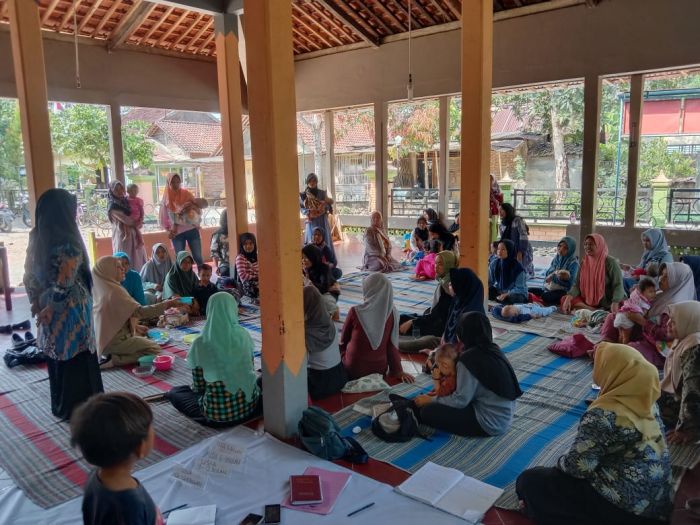 Pelatihan pemberian makan bayi dan anak desa sidomulyo 01