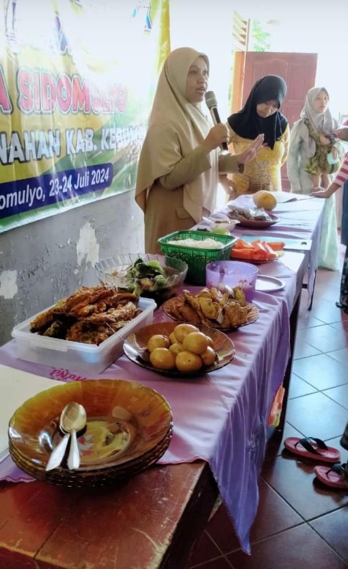 Pelatihan pemberian makan bayi dan anak desa sidomulyo 02