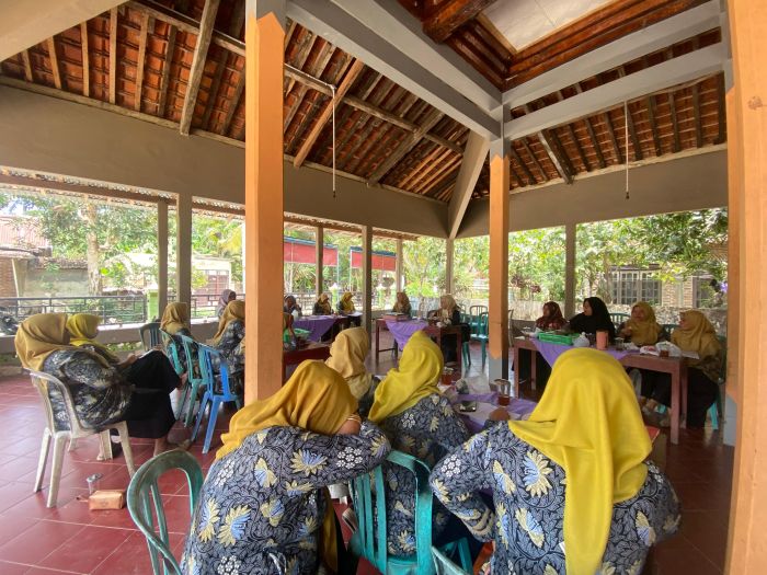 Rakor rutinan pkk desa sidomulyo 